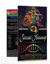 Load image into Gallery viewer, Birthday Cake Sacred Journeys: Mushroom Chocolate Bar