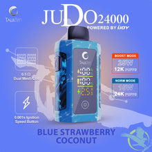 Load image into Gallery viewer, Blue Strawberry Coconut / Single TaijiZen Judo IJoy 24K Disposable Vape