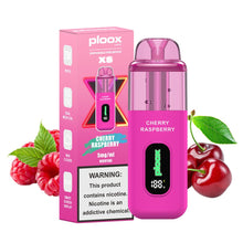Load image into Gallery viewer, Cherry Raspberry Ploox XS 25k Disposable Vape
