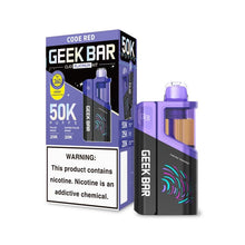 Cargar imagen en el visor de la galería, Pod Only / Code Red Geek Bar Clio Platinum 50K Disposable Kit