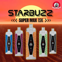 Cargar imagen en el visor de la galería, First Love Starbuzz Super Max 15K Disposable (Hookah Disposable Vape) 5mg