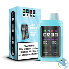 Load image into Gallery viewer, Fresh Mint MNKE BARS XL 25K Disposable