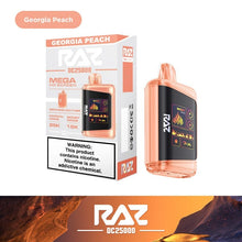 Load image into Gallery viewer, Georgia Peach Raz DC25000 Puff Disposable Vape