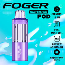 Load image into Gallery viewer, Kiwi Dragon Berry Foger Switch Pro Kit Disposable 30K