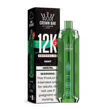 Load image into Gallery viewer, NN - Mint Al Fakher Crown Bar Crystal V2 Disposable 6mg