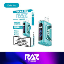 Load image into Gallery viewer, Polar Ice Raz TN9000 Disposable Vape