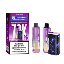 Load image into Gallery viewer, Pod Kit / Rocket Freeze Lost Mary Nera Fulllview 70K Disposable