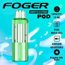 Load image into Gallery viewer, Sour Apple Ice Foger Switch Pro Kit Disposable 30K