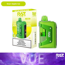 Cargar imagen en el visor de la galería, Sour Apple Ice Raz Vue 50k Disposable Vape