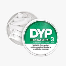 Cargar imagen en el visor de la galería, Spearmint / 3 MG Dyp Nicotine Pouches 15 per can