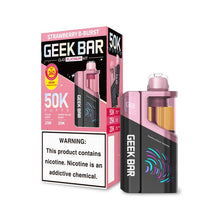 Cargar imagen en el visor de la galería, Pod Only / Strawberry B-Burst Geek Bar Clio Platinum 50K Disposable Kit