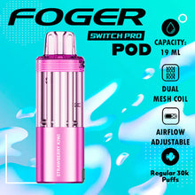 Load image into Gallery viewer, Strawberry Kiwi Foger Switch Pro Kit Disposable 30K