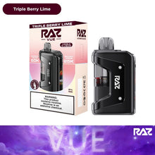 Cargar imagen en el visor de la galería, Triple Berry Lime Raz Vue 50k Disposable Vape