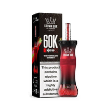 Load image into Gallery viewer, Watermelon Cherry Al Fakher Crown Bar 60k E Hose X Disposable 6mg