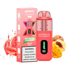 Load image into Gallery viewer, Watermelon Peach Mango Ploox XS 25k Disposable Vape