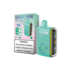 Load image into Gallery viewer, B-POP (Blow Pop) (Strawberry Blueberry Gum Hard Candy) (Planet Edition) Geek Bar Pulse 15000
