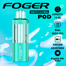 Load image into Gallery viewer, Blue Rancher B Pop NEW Foger Switch Pro Kit Disposable 30K
