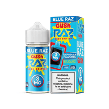 Load image into Gallery viewer, Blue Raz Gush Pod Juice Raz Gush E-Liquid 3mg 100ml
