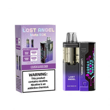 Cargar imagen en el visor de la galería, Blue Razz Ice Lost Angel Mate Disposable Vape 50K 50000
