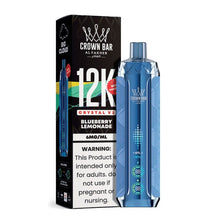 Load image into Gallery viewer, NN - Blueberry Lemonade Al Fakher Crown Bar Crystal V2 Disposable 6mg
