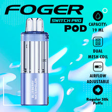 Load image into Gallery viewer, Blueberry Watermelon Foger Switch Pro Kit Disposable 30K
