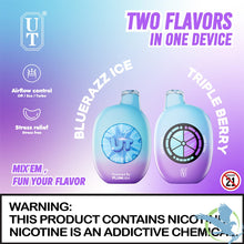 Cargar imagen en el visor de la galería, Bluerazz Ice / Triple Berry UT Disposable Vape 50K
