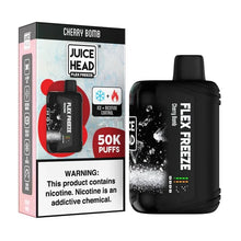Load image into Gallery viewer, Cherry Bomb Juice Head Flex Freeze 50K Disposable Vape
