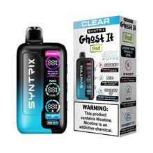 Load image into Gallery viewer, Clear Syntrix ghost it 40K Disposable
