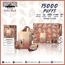 Load image into Gallery viewer, Colombian Coffee Snoopy Smoke Extra Tank 15K Disposable Vape
