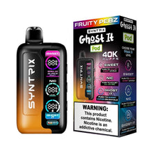 Load image into Gallery viewer, Fruity Pebz Syntrix ghost it 40K Disposable
