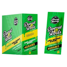 Load image into Gallery viewer, Girl Scout Kush (Indica) Hazy Mary Donut Rolls Live Badder Center Pre Roll Joints 2gm

