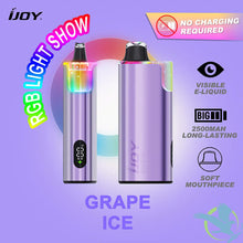 Load image into Gallery viewer, Grape Ice - Ijoy IO 50K Grape Ice Raz TN9000 Disposable Vape
