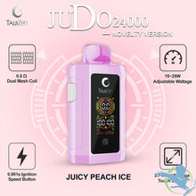 Load image into Gallery viewer, Juicy Peach Ice / Single TaijiZen Judo IJoyy 24K Disposable Vape
