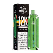 Load image into Gallery viewer, NN - Lemon Mint Al Fakher Crown Bar Crystal V2 Disposable 6mg
