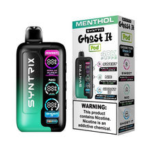 Load image into Gallery viewer, Menthol Syntrix ghost it 40K Disposable
