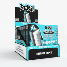 Cargar imagen en el visor de la galería, Kit / Miami Mint Beri Cliq 50K Disposable Kit &amp; Refills
