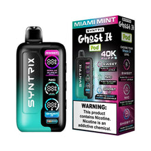 Load image into Gallery viewer, Miami Mint Syntrix ghost it 40K Disposable
