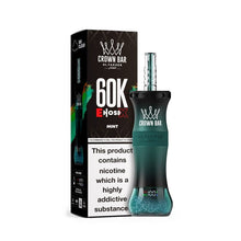 Load image into Gallery viewer, Mint Al Fakher Crown Bar 60k E Hose X Disposable 6mg
