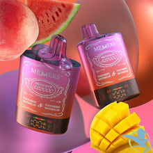 Cargar imagen en el visor de la galería, Peach Mango Watermelon / Peach Mango Watermelon Memers Switcher S22000 Disposable Vape Device With Switchable Lid &amp; Power Screen
