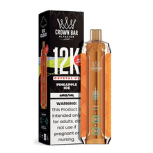 Load image into Gallery viewer, NN - Pineapple Ice Al Fakher Crown Bar Crystal V2 Disposable 6mg
