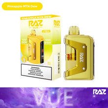 Cargar imagen en el visor de la galería, Pineapple MTN Dew Raz Vue 50k Disposable Vape
