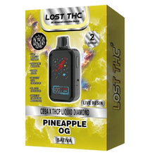 Load image into Gallery viewer, Pineapple OG Sativa Lost THC CB9A THCP Liquid Diamond Disposable Vape 2gm

