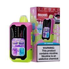 Load image into Gallery viewer, Pink Slushy (Nic &amp; Ice Control) Rifbar Mixpro 40K Vape
