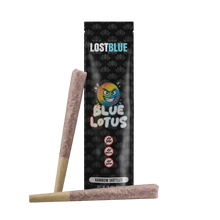 Cargar imagen en el visor de la galería, Rainbow Skittles Lost Blue Blue Lotus Pre Rolls
