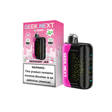 Load image into Gallery viewer, Raspberry Jam Geek Next X50000 50K Disposable Vape
