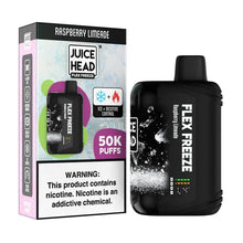 Load image into Gallery viewer, Raspberry Limeade Juice Head Flex Freeze 50K Disposable Vape
