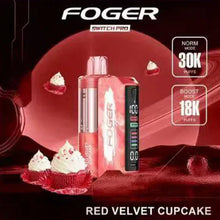 Load image into Gallery viewer, Red Velvet Cupcake (New Flavor Release October 2025) / Pod Only Foger Switch Pro Kit Disposable 30K
