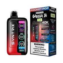 Load image into Gallery viewer, Rocket Pop Syntrix ghost it 40K Disposable
