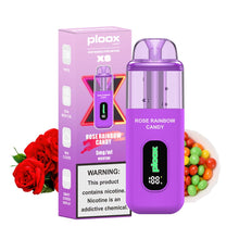 Load image into Gallery viewer, Rose Rainbow Candy Ploox XS 25k Disposable Vape
