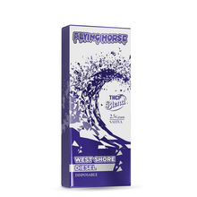 Load image into Gallery viewer, Sativa - West Shore Diesel Flying Horse THCP Blend Disposable Vape 2.5GM
